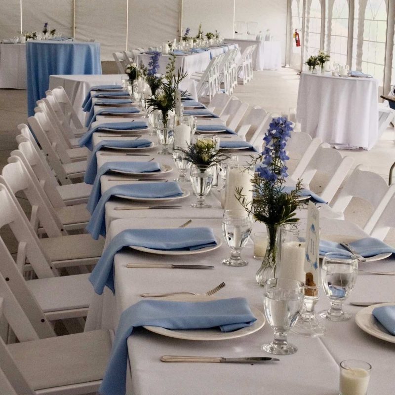 Experience a top Wedding Reception Venue Fishers at The Wellington image shows table set for reception