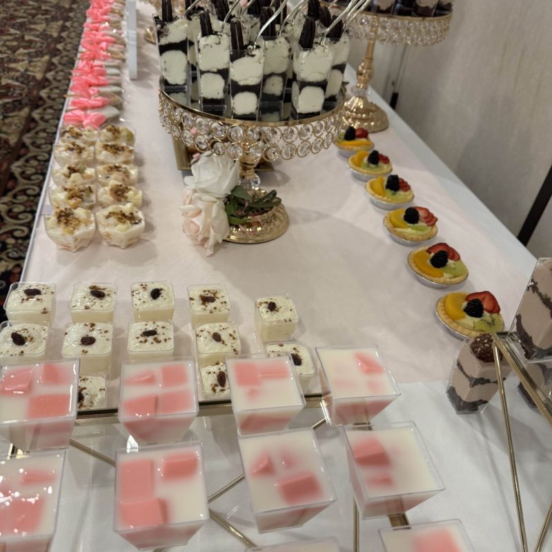 Explore Corporate and Social Event Space Fishers options at The Wellington image shows desserts on table